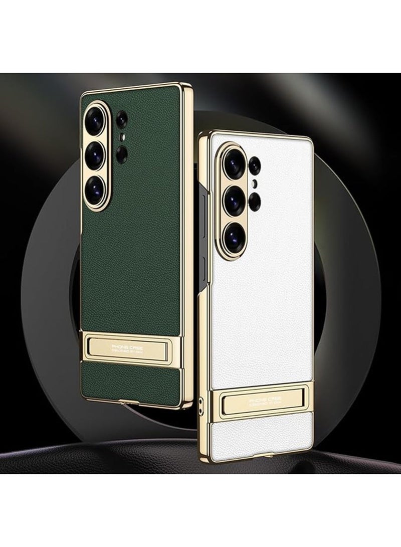 Adando for S26 Ultra Case,Galaxy S26 Ultra Case with Built-in Kickstand Shockproof Mil-Grade Drop Protection Rugged Hard Thin Lightweight Adjustable Stand Cases for S26 Ultra Phone (Green) - Image 3